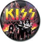 placka, odznak Kiss - band