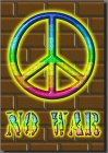 plakát, vlajka Hippies - No War