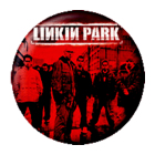 placka, odznak Linkin Park - Band Red