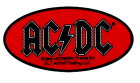 nášivka AC/DC - oval logo