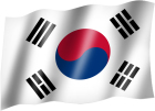 venkovní vlajka Jižní Korea