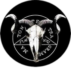 placka, odznak Dimmu Borgir - logo