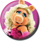 placka, odznak Miss Piggy