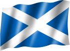 venkovní vlajka Skotsko