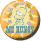 placka, odznak Homer Simpson - Me Hungry