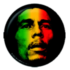 placka, odznak Bob Marley - Rasta