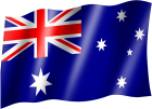 venkovní vlajka Austrálie