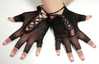 rukavice gothic černé