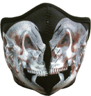 motorkářská maska Lebky - Tattoo Skull