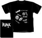 pánské triko, tričko punk rock - skupiny