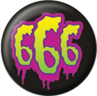 placka, odznak 666 horror
