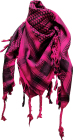 šátek palestina, arafat - růžový s černým vzorem