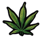 emblém, nášivka marihuana 10 cm