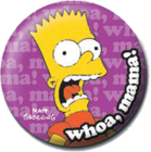 placka, odznak Bart Simpson