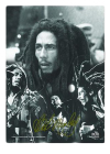 plakát, vlajka Bob Marley - Signature