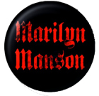 placka, odznak Marilyn Manson - Logo