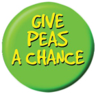 placka, odznak Give Peace a Chance