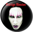 placka, odznak Marilyn Manson