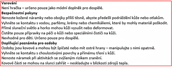 náramky a obojky kůže